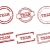 Team · Briefmarken · rot · Stempel · Jahrgang · Grafik - stock foto © rbiedermann