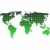 hartă · a · lumii · hartă · pământ · verde · planetă · model - imagine de stoc © rbiedermann