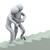 3次元の男 · 支援 · 歳の男性 · 3次元の図 · 人 · 登山 - ストックフォト © ribah