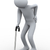3D · 歳の男性 · 徒歩 · スティック · 3次元の図 · 高齢者 - ストックフォト © ribah