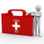 3d man with first aid medical kit stock photo © ribah