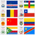 world flags and capitals set 5 stock photo © robertosch
