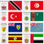 world flags and capitals set 25 stock photo © robertosch