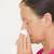 Woman with tissue on nose suffering cold stock photo © roboriginal