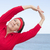 Middle aged woman stretching exercise ocean  stock photo © roboriginal