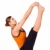 Woman doing Both Big Toes Yoga Exercise stock photo © rognar