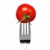 Tomato on a fork isolated on white stock photo © RTimages