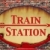 retro · signo · estación · de · ferrocarril · Rusty · edad - foto stock © RTimages