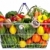 Einkaufskorb · Obst · Gemüse · isoliert · weiß · Foto - stock foto © RTimages