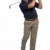 Golfer blue shirt iron shot stock photo © RTimages
