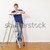 Young woman renovated their home stock photo © runzelkorn