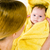toalha · para · baixo · bebê · adulto · mãe - foto stock © runzelkorn