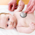 estetoscópio · escuta · batimento · cardíaco · recém-nascido · bebê - foto stock © runzelkorn