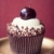 Kirsche · Cupcake · dekoriert · schwarz · Schokolade · Wald - stock foto © RuthBlack