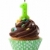 első · születésnap · minitorta · díszített · csokoládé · zöld - stock fotó © RuthBlack