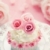 esküvő · minitorta · díszített · rózsaszín · cukor · rózsák - stock fotó © RuthBlack