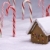 Christmas Ginger Bread Cottage in Candy Cane Forest stock photo © saje
