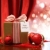 oro · Navidad · caja · de · regalo · adornos · luces - foto stock © Sandralise