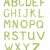 алфавит · письма · зеленая · трава · изолированный · белый · весны - Сток-фото © Sandralise