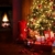 Crăciun · scena · copac · incendiu · Cadouri · acasă - imagine de stoc © Sandralise