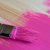 Used paintbrush on half-painted pine board stock photo © sarahdoow