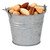 Mixed nuts in a miniature metal bucket stock photo © sarahdoow