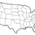 Map of the United States, Rhode Island highlighted stock photo © Schwabenblitz