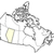 Map of Canada, Alberta highlighted stock photo © Schwabenblitz