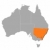 Map of Australia, New South Wales highlighted stock photo © Schwabenblitz