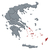 térkép · Görögország · dél · politikai · néhány · absztrakt - stock fotó © Schwabenblitz