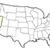 Map of the United States, Nevada highlighted stock photo © Schwabenblitz