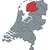 Map of Netherlands, Friesland highlighted stock photo © Schwabenblitz
