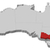 Map of Australia, Victoria highlighted stock photo © Schwabenblitz