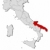 Map of Italy, Apulia highlighted stock photo © Schwabenblitz
