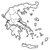 Map of Greece, Ionien Islands highlighted stock photo © Schwabenblitz
