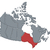 Map of Canada, Ontario highlighted stock photo © Schwabenblitz