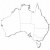 hartă · Australia · politic · abstract · artă - imagine de stoc © Schwabenblitz