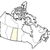 карта · Канада · Саскачеван · политический · несколько · аннотация - Сток-фото © Schwabenblitz