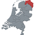 Map of Netherlands, Groningen highlighted stock photo © Schwabenblitz