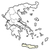 Map of Greece, Crete highlighted stock photo © Schwabenblitz