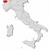 Map of Italy, Aosta Valley highlighted stock photo © Schwabenblitz