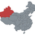 Map of China, Xinjiang highlighted stock photo © Schwabenblitz