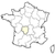 Map of France, Limousin highlighted stock photo © Schwabenblitz