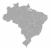 Map of Brazil, Brazilian Federal District highlighted stock photo © Schwabenblitz