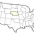 Map of the United States, Nebraska highlighted stock photo © Schwabenblitz