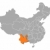 Map of China, Yunnan highlighted stock photo © Schwabenblitz