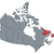 hartă · Canada · newfoundland · Labrador · politic - imagine de stoc © Schwabenblitz