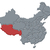 Map of China, Tibet highlighted stock photo © Schwabenblitz