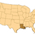 Map of United States, Louisiana highlighted stock photo © Schwabenblitz