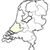 Map of Netherlands, South Holland highlighted stock photo © Schwabenblitz